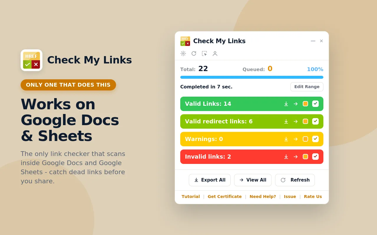Check My Links Check My Links