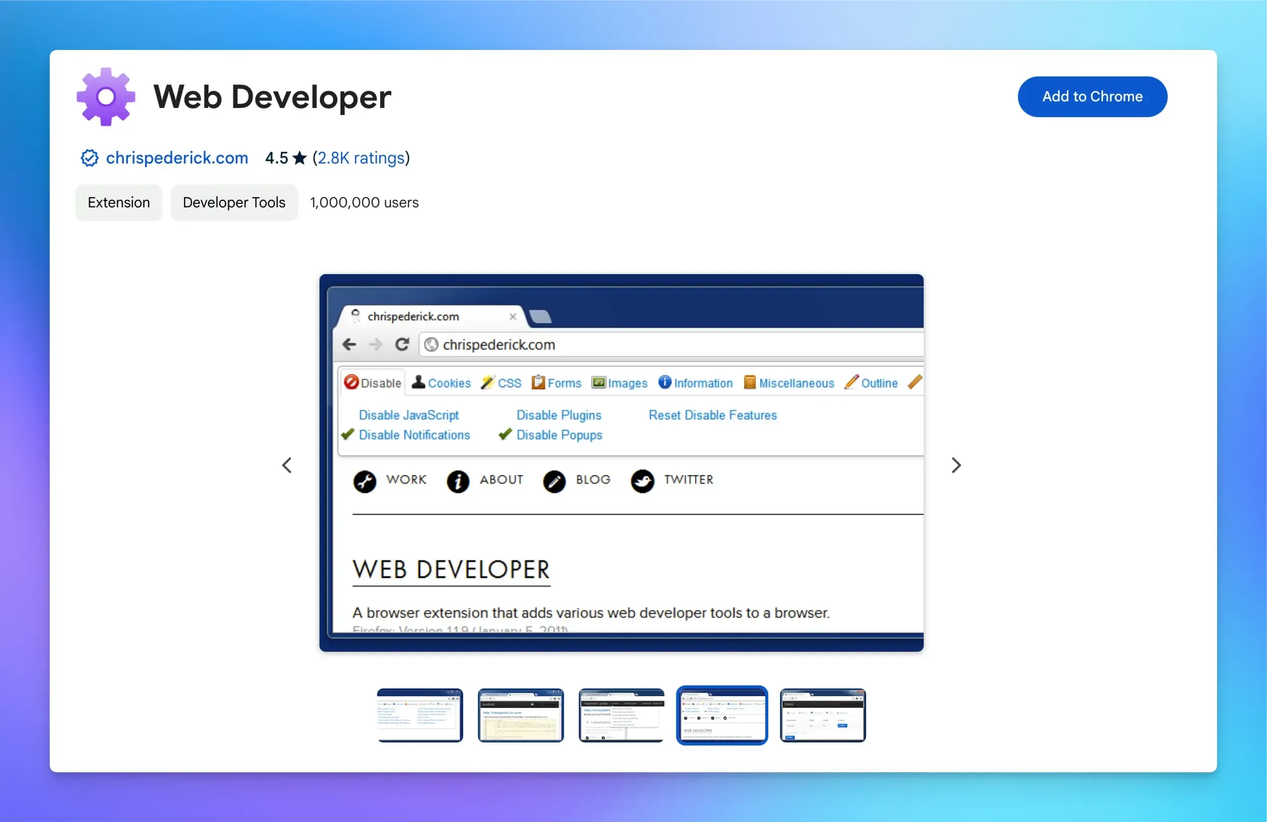 Web Developer Web Developer
