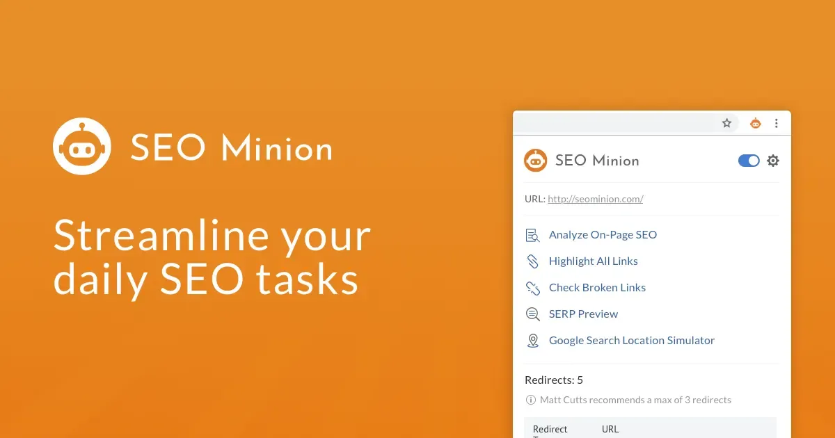 seo minion chrome seo minion chrome